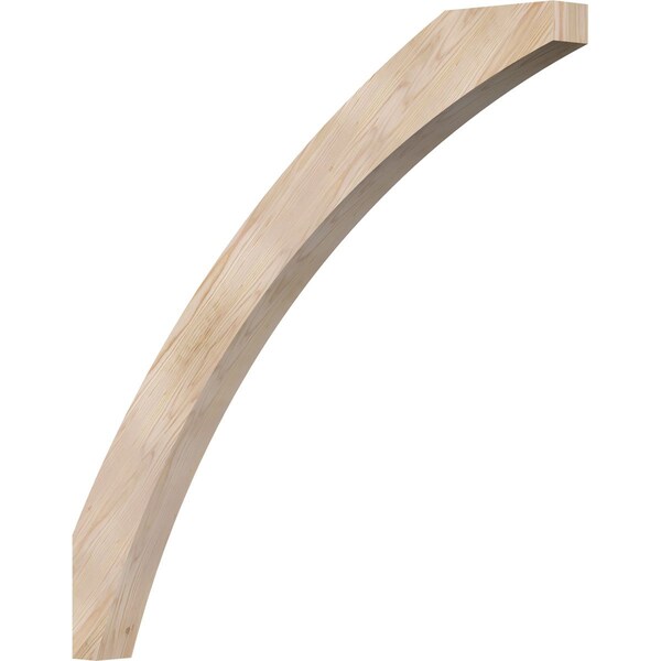 Ekena Millwork 3 1/2"W x 44"D x 44"H Thorton Smooth Knee Brace, Douglas Fir BRC04X44X44THR00SDF - main